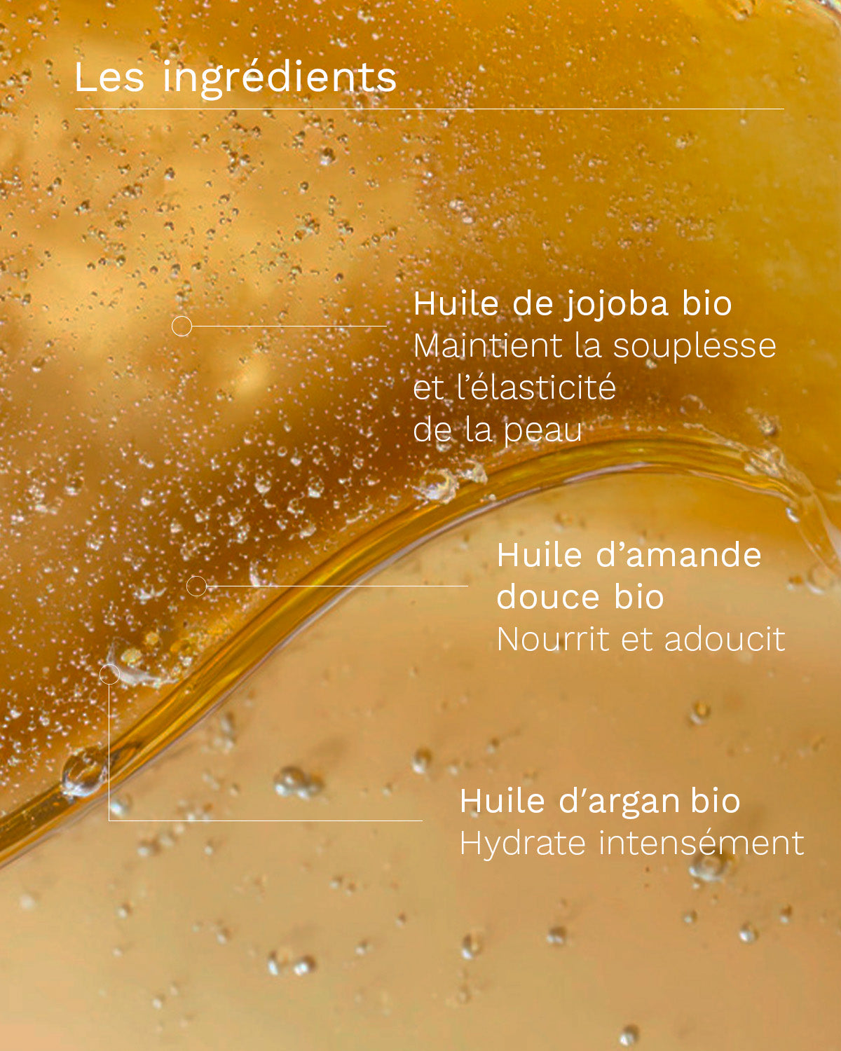 Huile de soin démaquillante