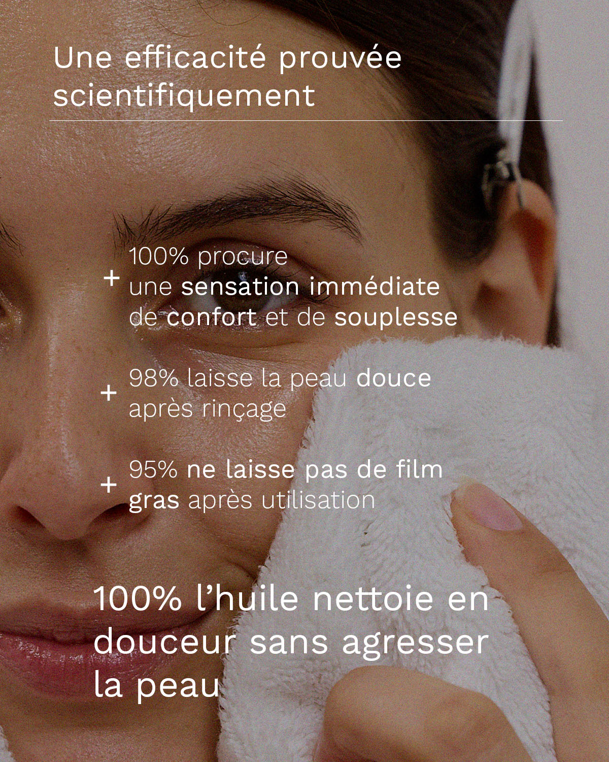 Huile de soin démaquillante