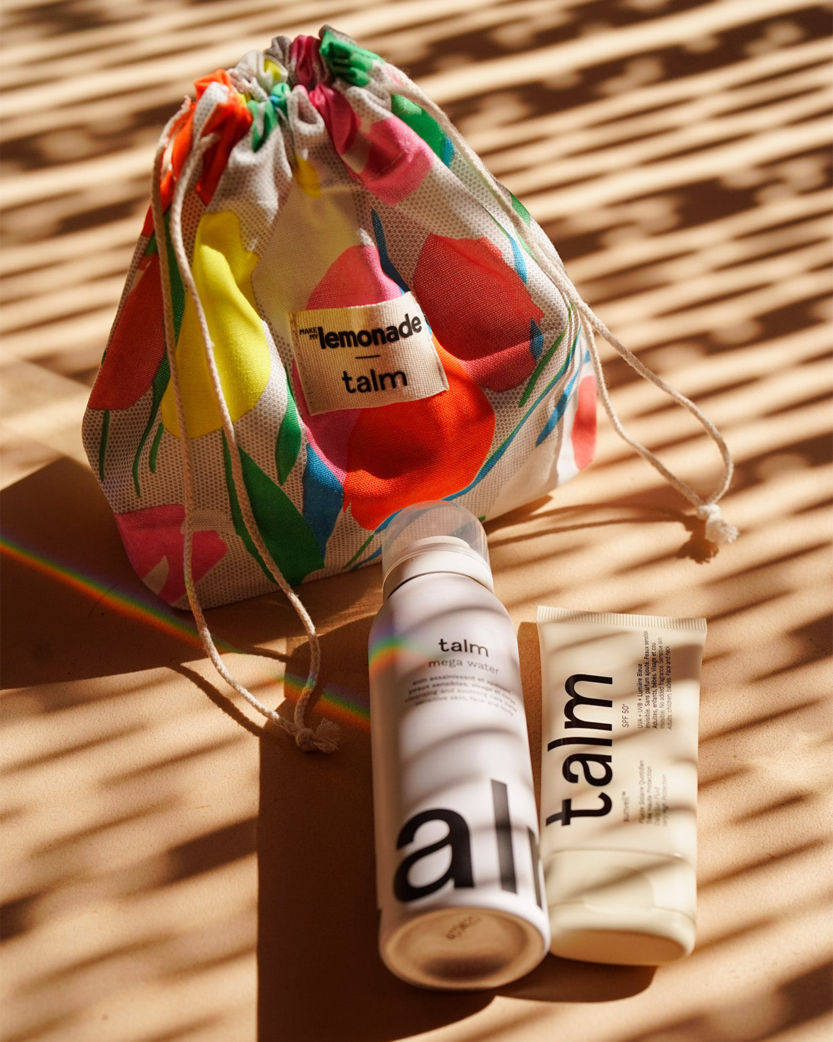 La trousse de l'été — solaire + brume